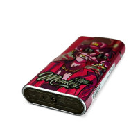 Tryskový zapalovač Monkey King - Pink - pohled odspodu