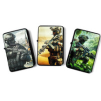 Zapalovač World Troops - mix barev