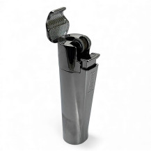 Zapalovač Silver Jet Flame Silver II. - otevřený kryt