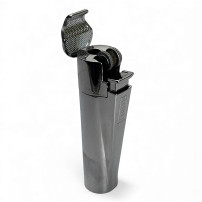 Zapalovač Silver Jet Flame Silver II. - otevřený kryt