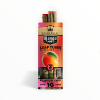 King Palm 2 Leaf Tubes Mango - otevřeno