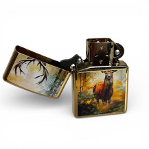 Zapalovač ZIPPO Autumn Deer - otevřený