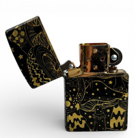 Zapalovač ZIPPO Mushroom Drift Design - otevřený