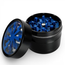 Grinder drtička Thor modrá - položená vrchní část drtičky