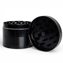 Grinder drtička Alumini 50mm černá - pohled na zuby