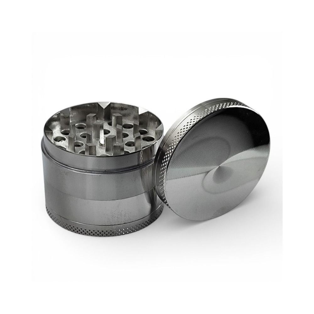 Grinder drtička Alumini 50mm stříbrná