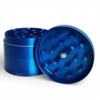 Grinder drtička Alumini 50mm modrá - pohled na zuby