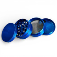 Grinder drtička Alumini 50mm modrá - rozložená