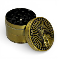 Grinder drtička 50mm/4 Gold Hope - zepředu