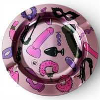 Popelník Sex Toy Pattern 135mm - shora