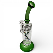 Bong sklo Blaze DNA green - pohled zezadu