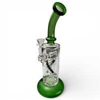Bong sklo Blaze DNA green - pohled zezadu