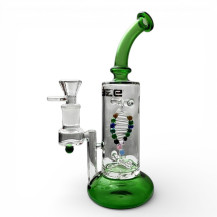Bong sklo Blaze DNA green - pohled zboku
