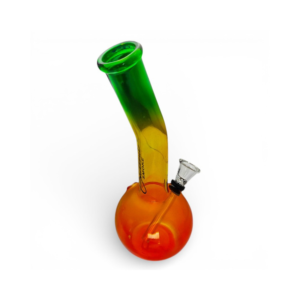 Bong sklo mini rasta 20cm - pohled odzadu