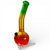 Bong sklo mini rasta 20cm - s vybraným šlukem