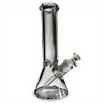 Bong sklo clear 9mm glass - zepředu