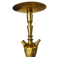 Vodní dýmka AMY Deluxe AluX S Gold - Black - tělo vodní dýmky