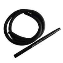 Vodní dýmka AMY Deluxe AluX S Gold - Black - hadice a náustek