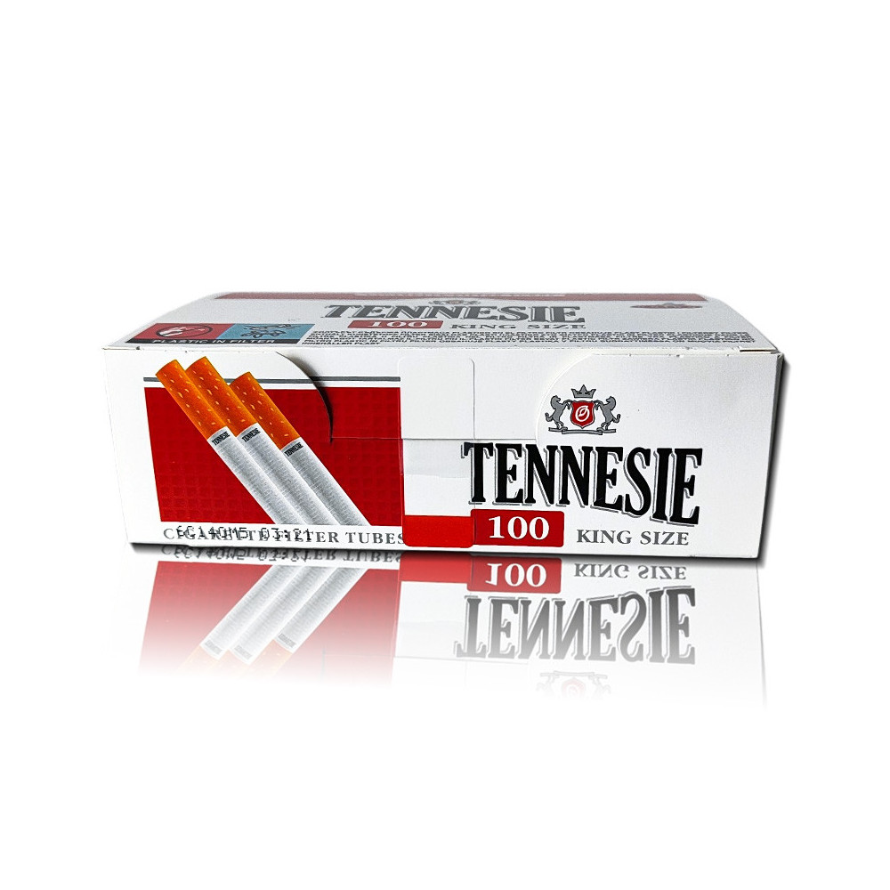 Cigaretové dutinky Tennesie 100ks - King Size - pohled zepředu