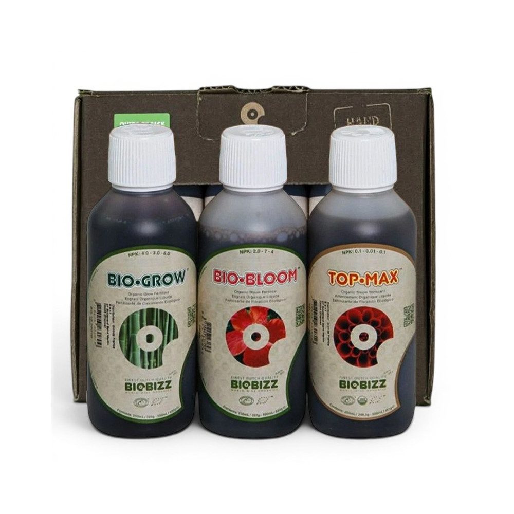 BioBizz Try Pack Outdoor 750 ml – organická sada hnojiv