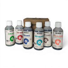 Biobizz All Pack Outdoor 6x250ml sada hnojiv - láhve vpředu