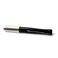 Cigaretová špička Denicotea black/silver - položená