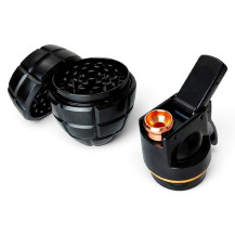 Grinder drvička granát - bong - rozobrata drvicka a bong