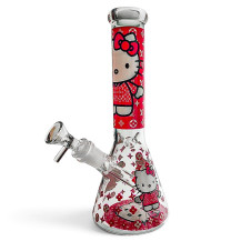 Bong sklo Hello Kitty II.  25,5cm - zboku