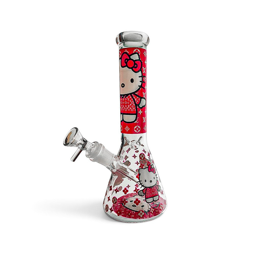 Bong sklo Hello Kitty II.  25,5cm - zboku
