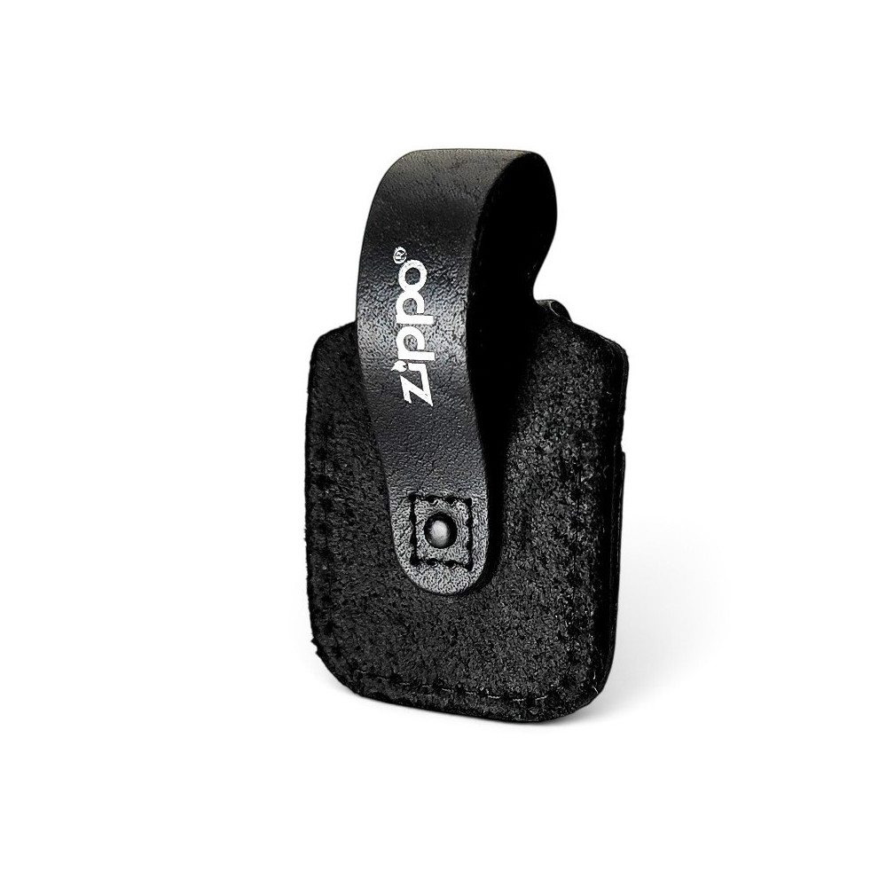 Pouzdro ZIPPO černé s poutkem - odzadu