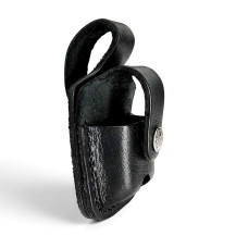 Pouzdro ZIPPO černé s poutkem - zboku