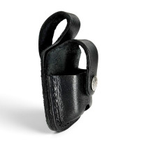 Pouzdro ZIPPO černé s poutkem - zboku