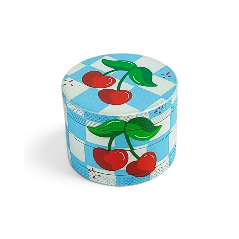 4dílná kovová drtička CHERRY 5cm | BongoShop.cz