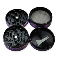 Stylová kovová drtička PURPLE EYE 5cm | BongoShop.cz