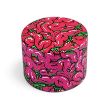 Kovová drtička GRAFFITI 5cm - Hliníkový grinder | BongoShop