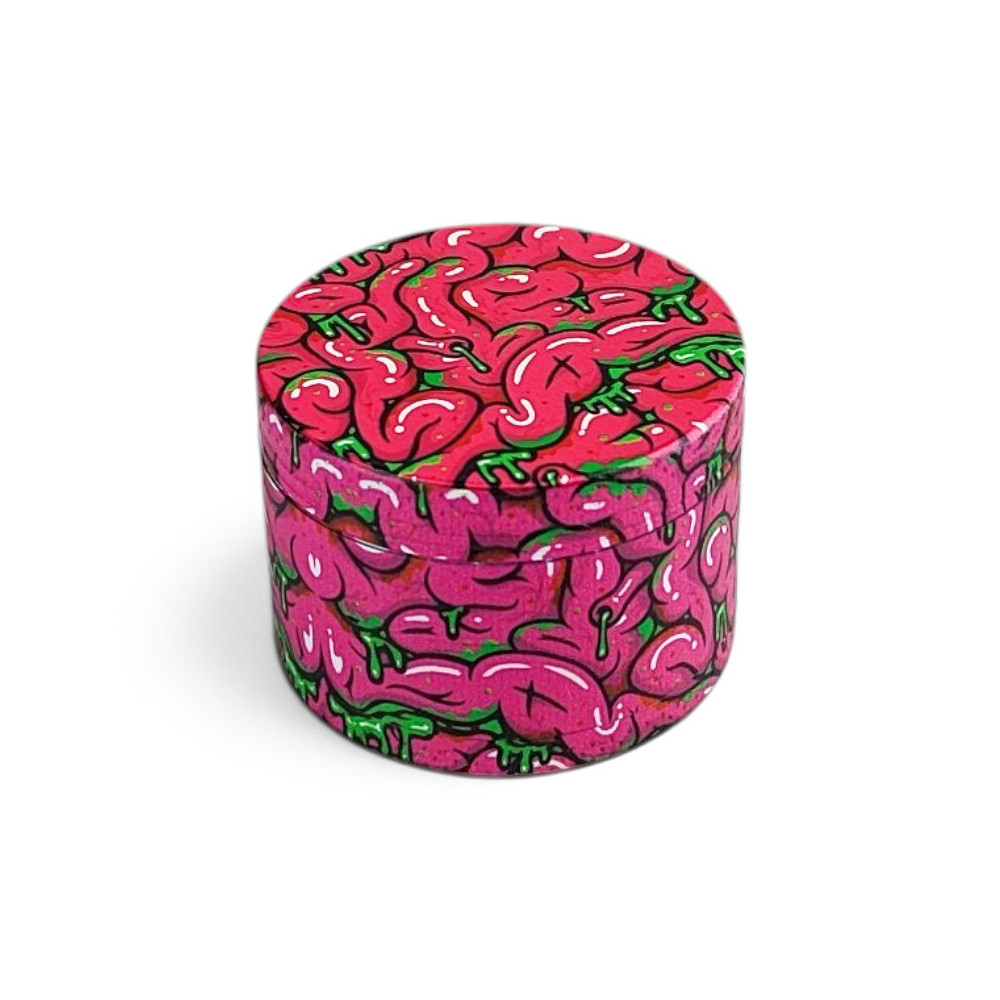Kovová drtička GRAFFITI 5cm - Hliníkový grinder | BongoShop