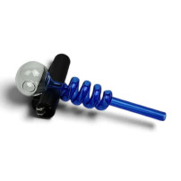 Skleněná fajka na olej a krystal Spiral 13,5cm | BongoShop