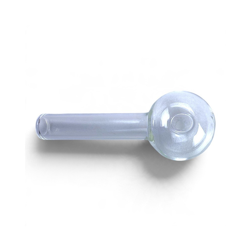 Pico Pipe 10cm clear Ø4cm – S masivní hlavičkou