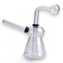 Bong sklo oil transparent 16cm – Skvělé na cesty i domů