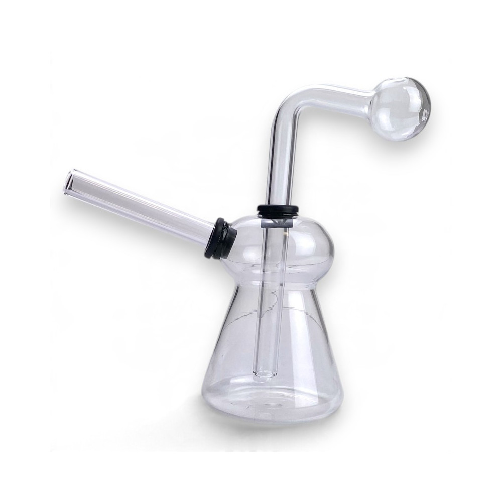 Bong sklo oil transparent 16cm – Skvělé na cesty i domů