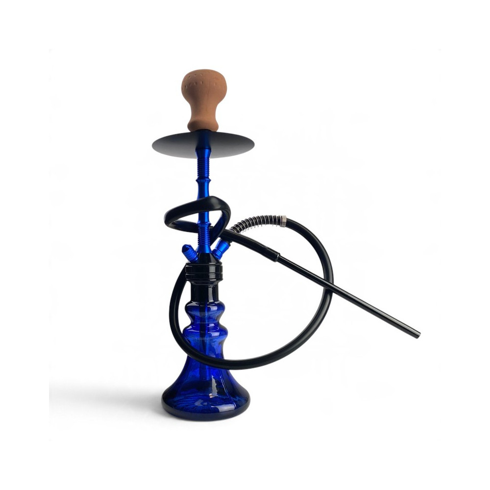 Modrá jednohadicová vodní dýmka Fine Hookah | BongoShop.cz
