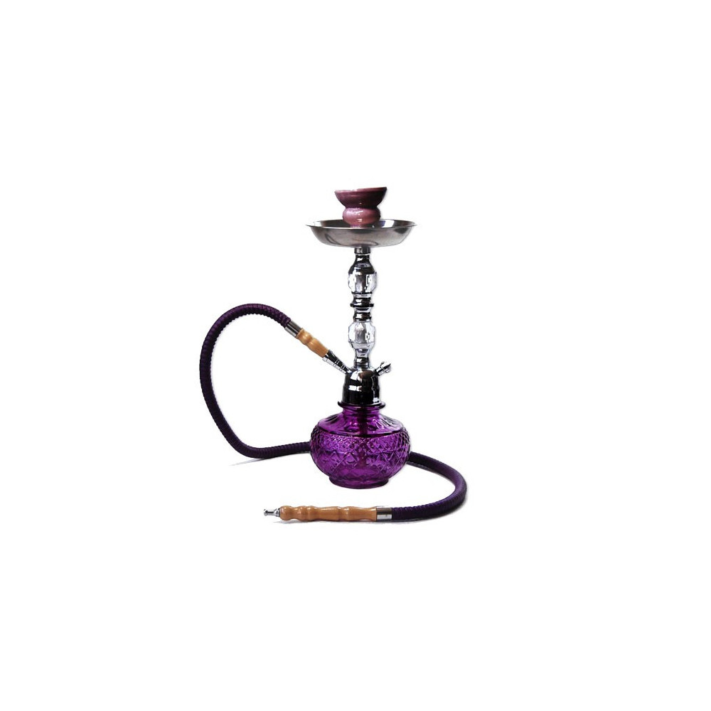 Vodní dýmka Aziza ( purple ) 38cm