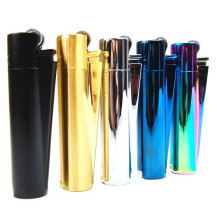 Zapalovač Steel CLIPPER Metal Lux Gold