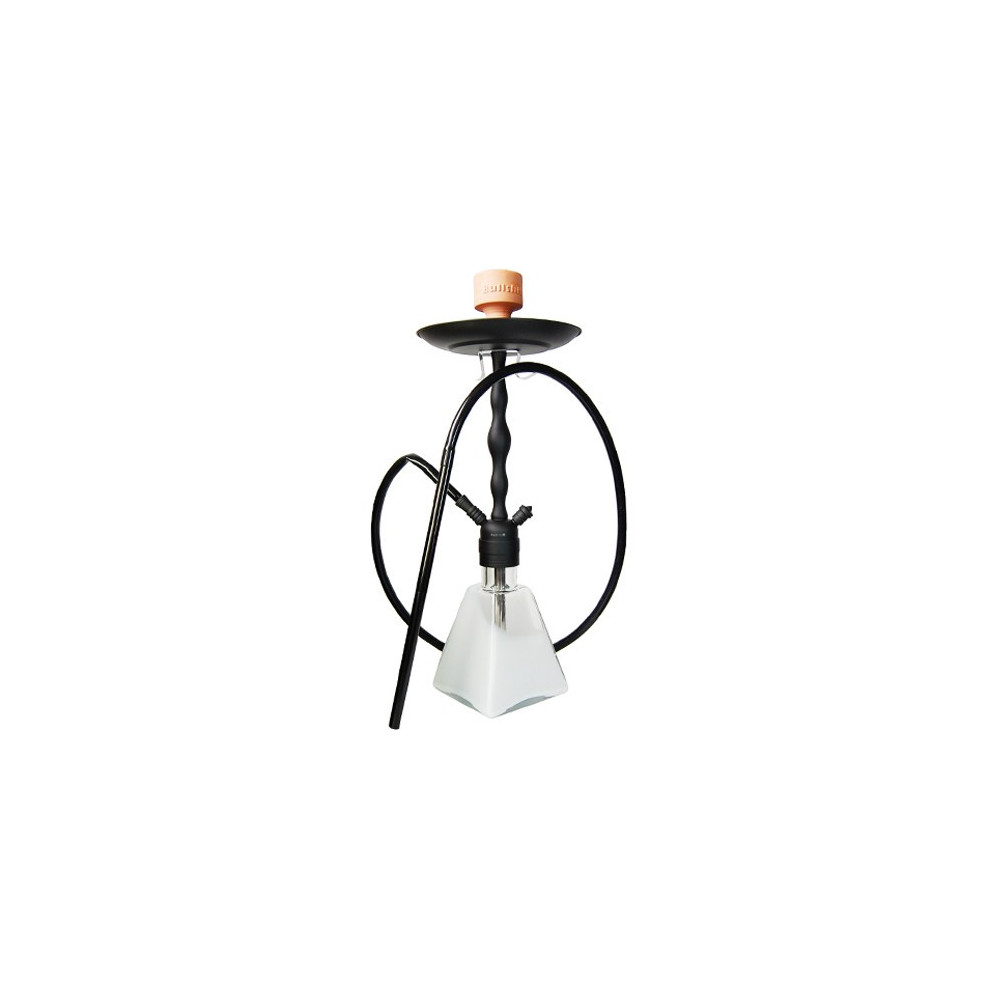 Vodní dýmka BullShit Shisha white pyramid 62cm