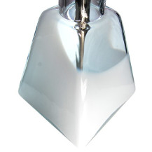 Vodní dýmka BullShit Shisha white pyramid 62cm