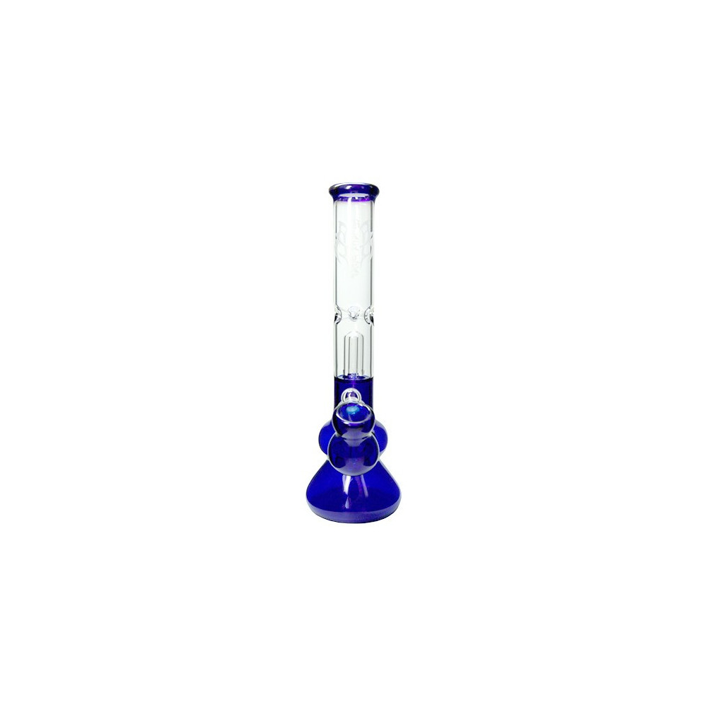 Bong sklo s precoolerem 23,5 cm - Blue