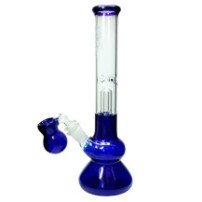 Bong sklo s precoolerem 23,5 cm - Blue