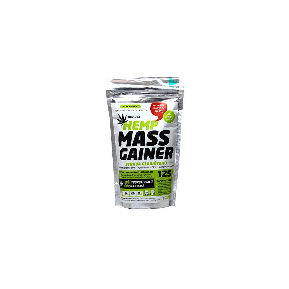 Konopný Gainer Fitness 125g