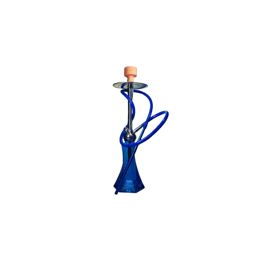 Vodní dýmka AMY Deluxe CURL Blue