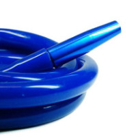 Silikonová hadice AMY na vodní dýmku mat blue